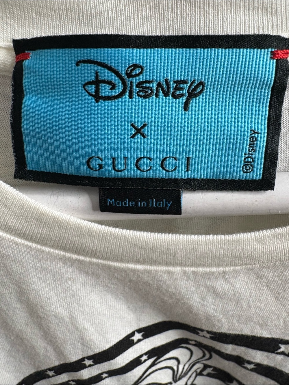 Gucci x Disney white cropped T-shirt - Picture 5 of 6
